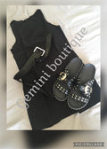 Cargo bodysuit skort