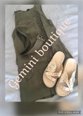 Cargo bodysuit skort